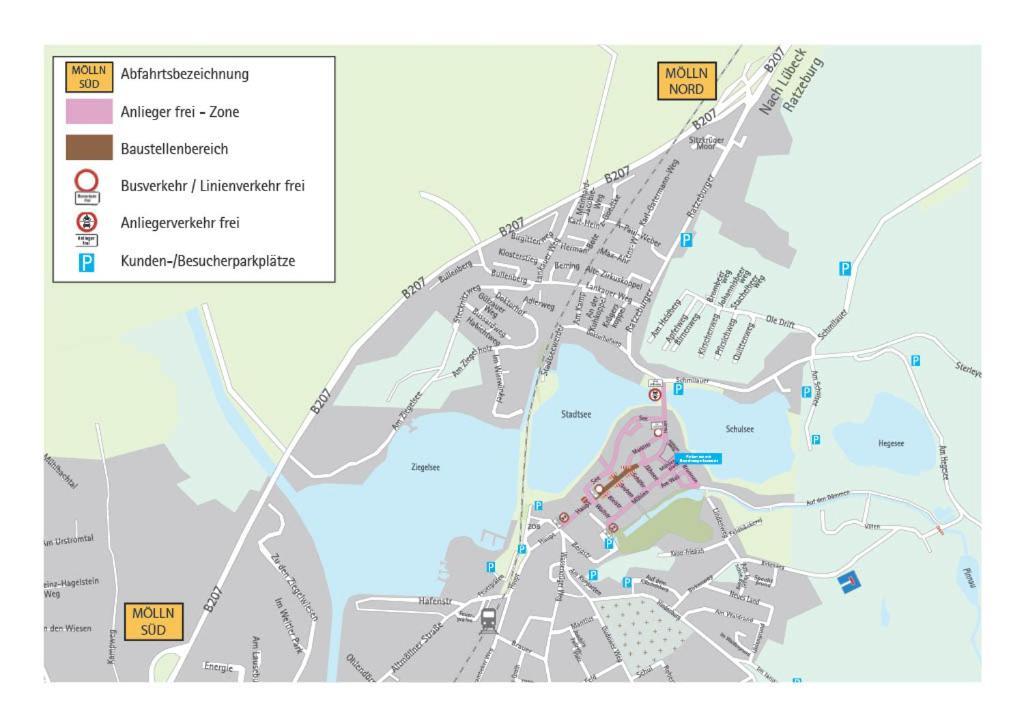 Zentral Gelegenes Ferienzimmer Moellner Seestrasse Exterior foto